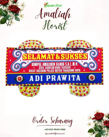 Papan Bunga Ucapan Selamat Ampelsari