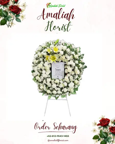 Krans Bunga Duka Ampelsari